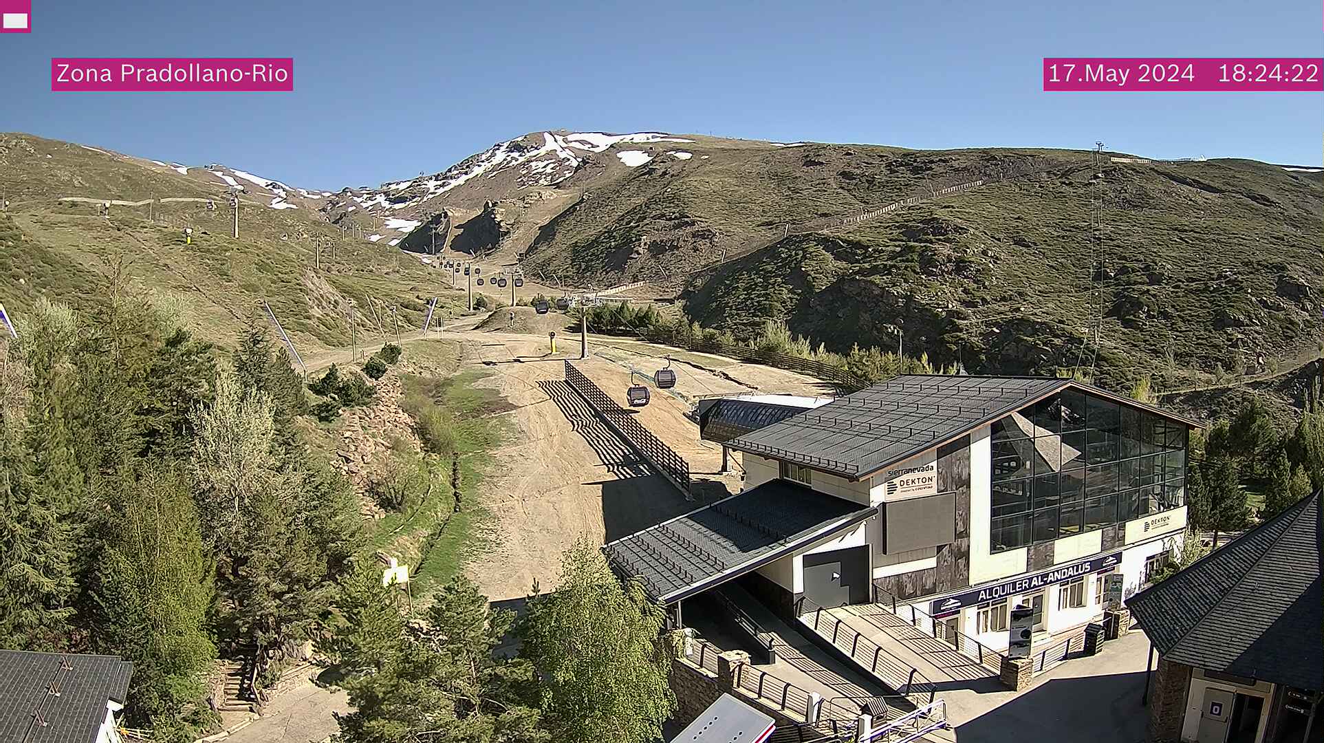 Webcam en Pradollano, Sierra Nevada (Sistema Penibético)